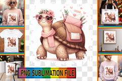 Joyful TSHIRT Gift Magic PNG, Turtle Product Image 1