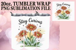 RADIANT MOMENTS 20oz TUMBLER WRAP, Flowers Quote Product Image 1