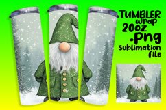Winter Gnome 20oz Wrap Sublimation Christmas Design Product Image 1