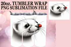 RADIANT SPIRITS 20oz TUMBLER WRAP, Cute Animals Product Image 1