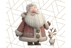 Santa Claus Clipart, North Pole Holiday PNG Graphics Product Image 4