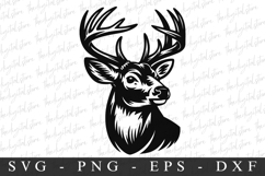 Christmas Deer Svg | Christmas svg | Svg cut file Product Image 1