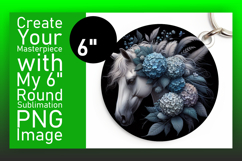 Sophisticated Round Design Car Coaster , Horse Product Image 1