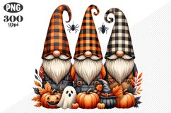 Halloween Gnomes Sublimation - Clipart PNG Design Product Image 1