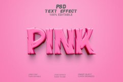 Pink PSD Text Style Effect Product Image 1
