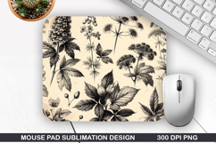 Vintage Mouse Pad Sublimation PNG Design - Mouse Pad PNG Product Image 1