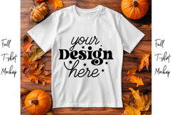 Fall t-shirt mockup, Fall mockup Product Image 1