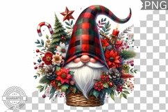 Christmas Gnome Sublimation - Clipart PNG Design Product Image 1