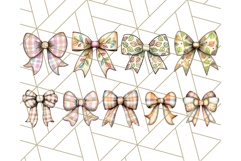 Fall Bow Clipart, Autumn Hair Bows PNG, Fall Ribbon Png Product Image 8