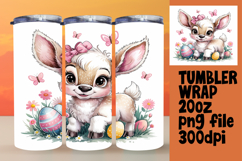 Stylish 20oz Tumbler Design , Cute Easter Product Image 1