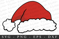 Santa Hat Svg | Christmas svg | Svg cut file Product Image 1