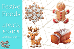 Christmas Sweets Food Cookies PNG Product Image 1