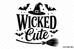Wicked Cute Svg | Halloween Svg | Svg Cut Files Product Image 1