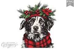 Christmas Dog Clipart Design - High Quality 300 Dpi Product Image 1