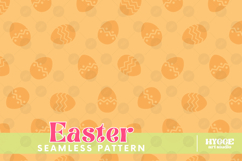Easter Eggs Bunny Seamless Pattern PNG Sublimation Product Image 8