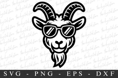 Goat SVG | SVG Cut files | Cricut Product Image 1