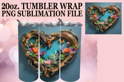 Serenity Scenes: 20oz Heart Frame Sublimation Product Image 1