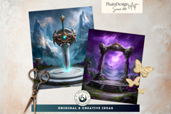 Chinese Fantasy Backdrops for TTRPG and Scrapbooking Product Image 12