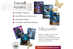Chinese Fantasy Backdrops for TTRPG and Scrapbooking Product Image 2