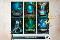 Chinese Fantasy Backdrops for TTRPG and Scrapbooking Product Image 4