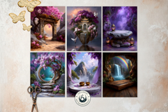 Chinese Fantasy Backdrops for TTRPG and Scrapbooking Product Image 7