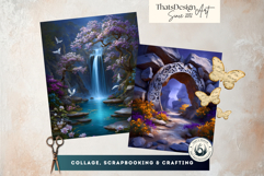 Chinese Fantasy Backdrops for TTRPG and Scrapbooking Product Image 8
