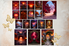 Chinese Fantasy Backdrops for TTRPG and Scrapbooking Product Image 9