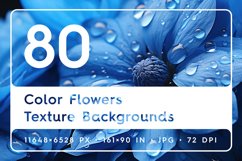 80 Color Flowers Texture Backgrounds Product Image 1