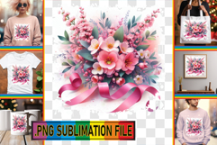 Stylish TOTE BAG Magic Ideas, Flowers Product Image 1