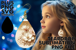 Colorful Teardrop Earrings Gift, Leopard Prints Product Image 1