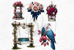 Dreamy Love Assets And Vintage Valentine Graphics Set Product Image 10