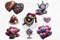 Dreamy Love Assets And Vintage Valentine Graphics Set Product Image 12
