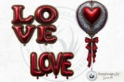 Dreamy Love Assets And Vintage Valentine Graphics Set Product Image 16