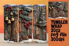 ELEGANT 20oz Tumbler Graphic for DIY , Christmas Product Image 1