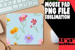 Sublimation Mouse Pad Design Boho Garden PNG Product Image 1