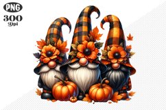 Halloween Gnomes Sublimation - Clipart PNG Design Product Image 1