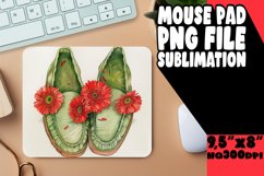 Colorful Floral Mousepad Sublimation PNG Product Image 1