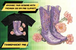Springtime Symphony: Watercolor Floral Sublimation Product Image 1