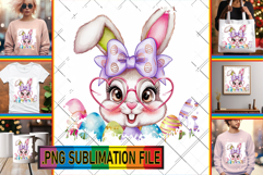 VIBRANT TSHIRT Ideas PNG, Easter Bunny Product Image 1