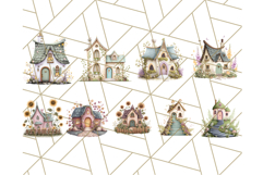 Whimsical Cottagecore Cottage PNG Clipart, Fairy House Png Product Image 8