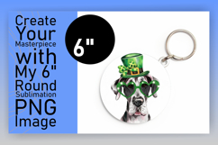 Whimsical Round Design Keychain PNG , St Patrick Product Image 1