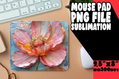 Spring Serenade: Sublimation Mouse Pad Designs Design PNG Product Image 1