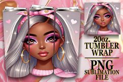 Enchanted vibes 20oz tumbler wrap, Love Girl Product Image 1