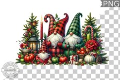 Christmas Gnome Sublimation - Clipart PNG Design Product Image 1