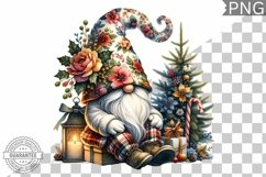 Christmas Gnome Sublimation - Clipart PNG Design Product Image 1