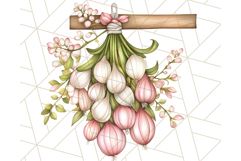 Cottagecore Kitchen Clipart, Vintage Country Floral Kitchen Product Image 4