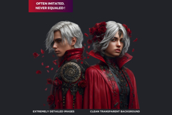 Gothic Roseguard Order Dark Fantasy Knight Floral Graphics Product Image 3