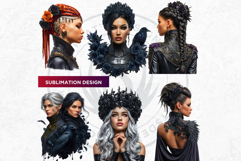 Gothic Roseguard Order Dark Fantasy Knight Floral Graphics Product Image 9