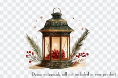 80 Watercolor Christmas Holiday PNG Clip Arts Product Image 2