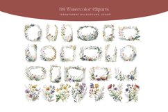 Watercolor Wildflower Clipart Product Image 2
